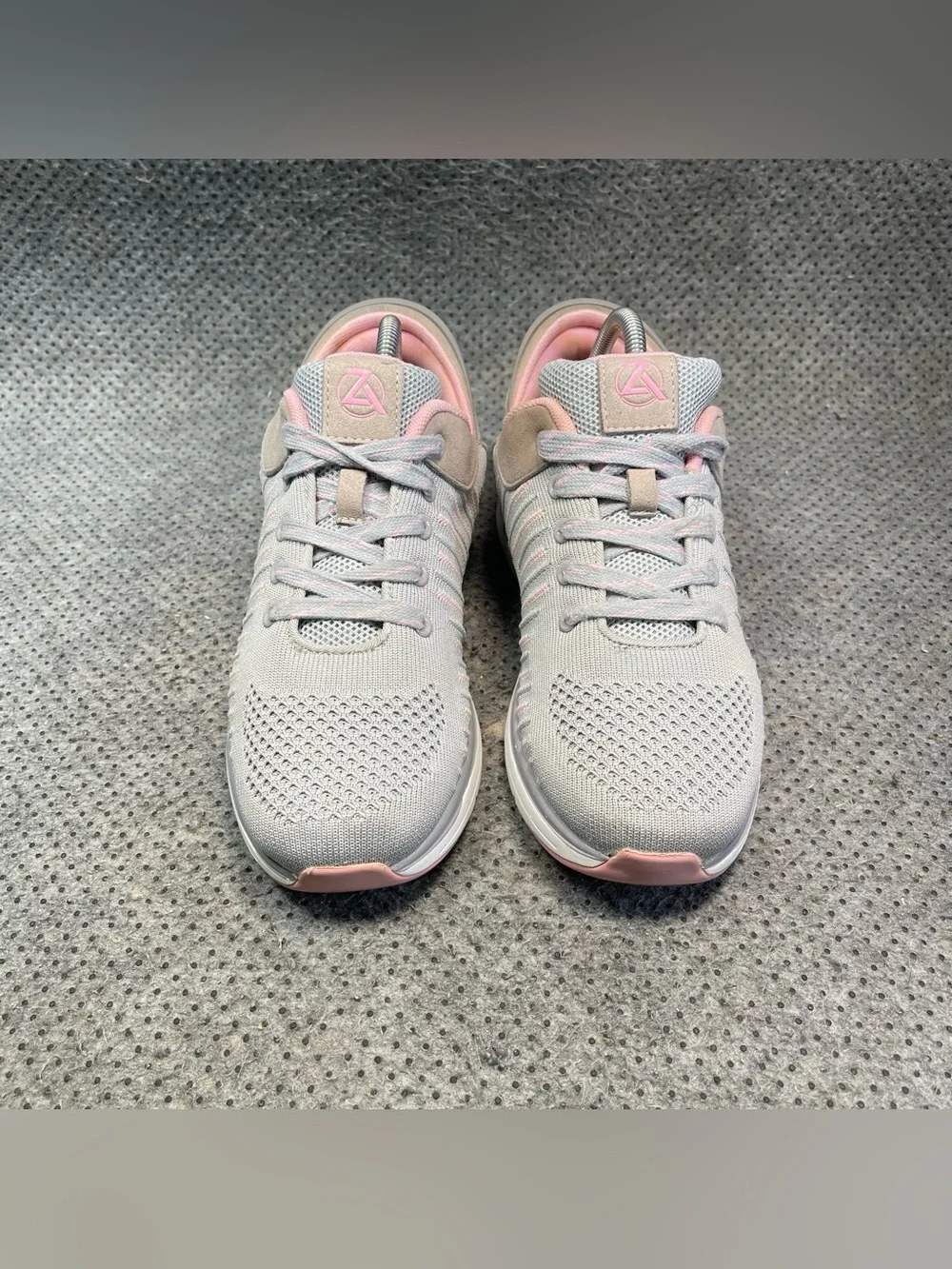 Zeba Hands Free Gray Pink Slip On Shoes Size 10 Women’s